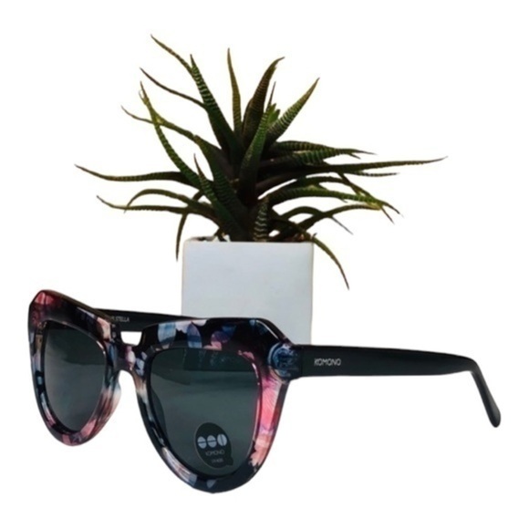 Komono Sunglasses NEW stella floral cateye UV400 - Picture 7 of 10